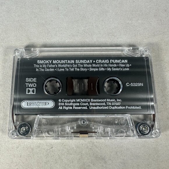Smoky Mountain Sunday By Craig Duncan Cassette Tape Brentwood Music 1992 - Picture 3 of 4